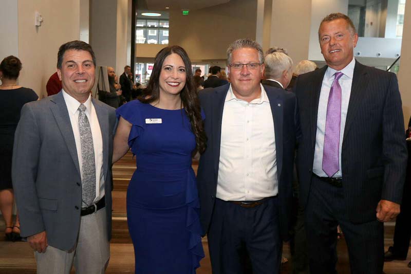 Mayor Marsh with fellow elected leaders