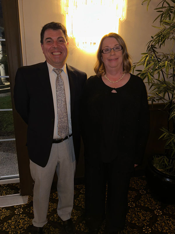 Mayor Marsh with former Mayor Grenier